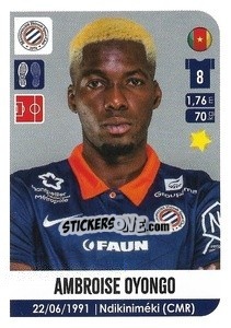 Sticker Ambroise Oyongo - FOOT 2020-2021 - Panini