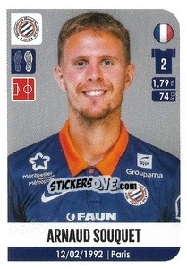 Figurina Arnaud Souquet - FOOT 2020-2021 - Panini