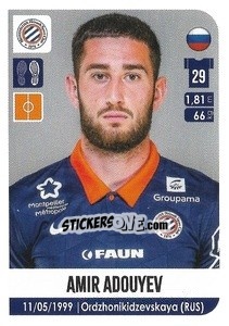 Sticker Amir Adouyev - FOOT 2020-2021 - Panini