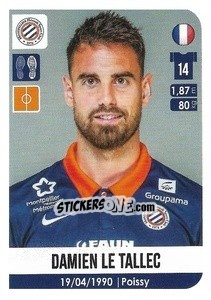 Sticker Damien Le Tallec - FOOT 2020-2021 n. 310 - Panini