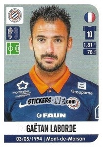 Figurina Gaëtan Laborde - FOOT 2020-2021 - Panini