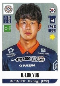 Sticker Il-Lok Yun - FOOT 2020-2021 n. 317 - Panini