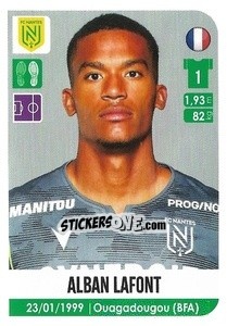 Sticker Alban Lafont - FOOT 2020-2021 n. 324 - Panini