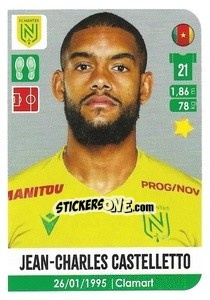 Sticker Jean-Charles Castelletto - FOOT 2020-2021 n. 326 - Panini
