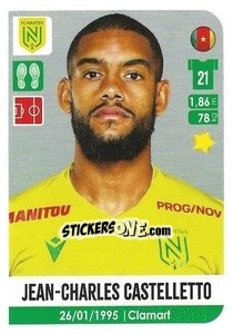 Cromo Jean-Charles Castelletto - FOOT 2020-2021 - Panini