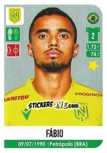 Cromo Fabio da Silva - FOOT 2020-2021 - Panini