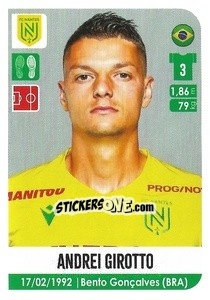 Sticker Andrei Girotto - FOOT 2020-2021 n. 329 - Panini