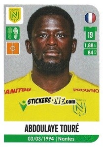 Sticker Abdoulaye Touré - FOOT 2020-2021 n. 336 - Panini