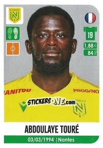 Figurina Abdoulaye Touré - FOOT 2020-2021 - Panini