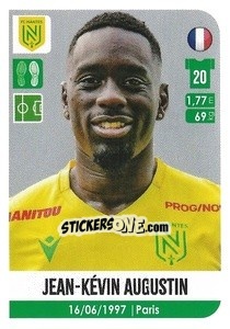 Cromo Jean-Kévin Augustin - FOOT 2020-2021 n. 337 - Panini
