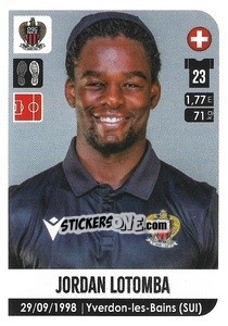 Figurina Jordan Lotomba - FOOT 2020-2021 n. 355 - Panini