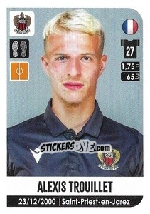 Cromo Alexis Trouillet - FOOT 2020-2021 n. 364 - Panini