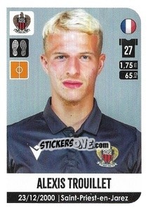 Sticker Alexis Trouillet - FOOT 2020-2021 - Panini