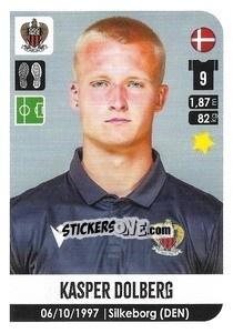 Sticker Kasper Dolberg - FOOT 2020-2021 - Panini