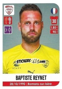 Sticker Baptiste Reynet - FOOT 2020-2021 n. 376 - Panini