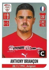 Sticker Anthony Briançon - FOOT 2020-2021 - Panini