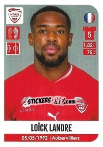 Sticker Loïck Landre - FOOT 2020-2021 n. 379 - Panini