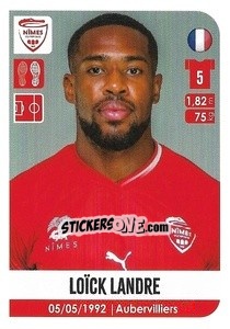 Figurina Loïck Landre - FOOT 2020-2021 - Panini