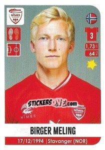 Sticker Birger Meling - FOOT 2020-2021 n. 381 - Panini