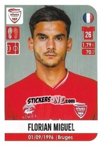 Figurina Florian Miguel - FOOT 2020-2021 - Panini