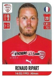 Sticker Renaud Ripart - FOOT 2020-2021 n. 384 - Panini