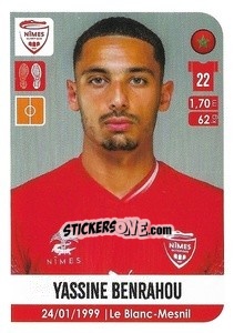 Sticker Yassine Benrahou - FOOT 2020-2021 - Panini