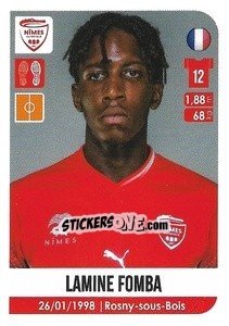 Sticker Lamine Fomba - FOOT 2020-2021 n. 389 - Panini