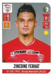 Sticker Zinédine Ferhat - FOOT 2020-2021 n. 390 - Panini