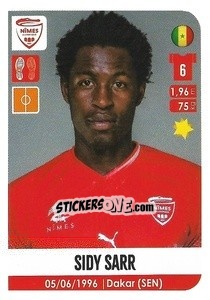 Figurina Sidy Sarr - FOOT 2020-2021 - Panini