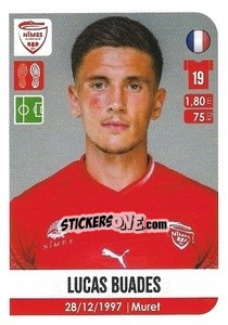 Sticker Lucas Buades - FOOT 2020-2021 n. 392 - Panini