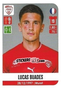 Cromo Lucas Buades - FOOT 2020-2021 - Panini