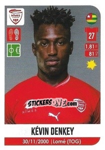 Figurina Kévin Denkey - FOOT 2020-2021 - Panini