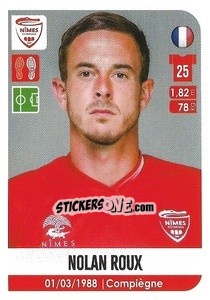 Sticker Nolan Roux - FOOT 2020-2021 n. 395 - Panini