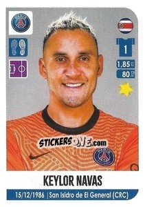 Sticker Keylor Navas - FOOT 2020-2021 n. 402 - Panini