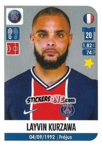 Sticker Layvin Kurzawa - FOOT 2020-2021 - Panini