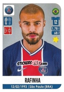 Sticker Rafinha - FOOT 2020-2021 n. 409 - Panini
