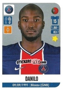 Sticker Danilo - FOOT 2020-2021 n. 410 - Panini