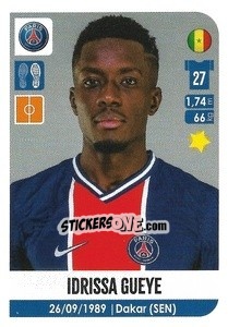 Sticker Idrissa Gueye - FOOT 2020-2021 n. 411 - Panini