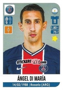 Figurina Angel Di Maria - FOOT 2020-2021 - Panini