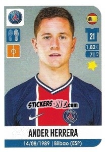 Sticker Ander Herrera - FOOT 2020-2021 n. 414 - Panini