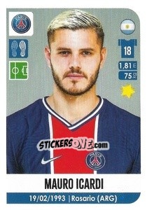 Sticker Mauro Icardi - FOOT 2020-2021 n. 419 - Panini
