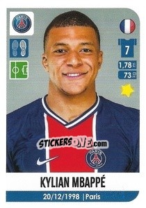 Sticker Kylian Mbappé - FOOT 2020-2021 n. 420 - Panini