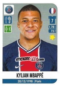 Sticker Kylian Mbappé - FOOT 2020-2021 - Panini