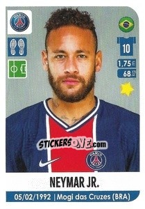 Sticker Neymar Jr. - FOOT 2020-2021 n. 421 - Panini