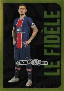Sticker Marco Verratti (Le Fidèle) - FOOT 2020-2021 n. 423 - Panini