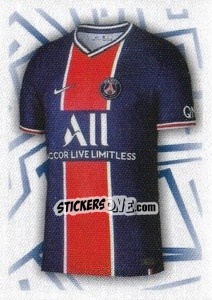 Sticker Maillot Domicile - FOOT 2020-2021 n. 424 - Panini