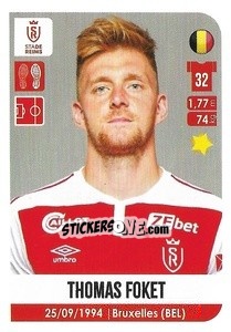 Sticker Thomas Foket - FOOT 2020-2021 n. 432 - Panini