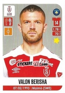 Sticker Valon Berisha - FOOT 2020-2021 - Panini