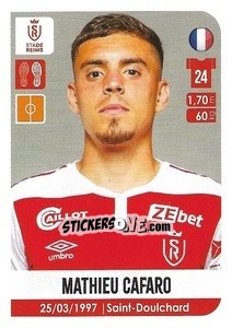 Sticker Mathieu Cafaro - FOOT 2020-2021 n. 436 - Panini