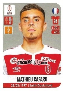 Cromo Mathieu Cafaro - FOOT 2020-2021 - Panini